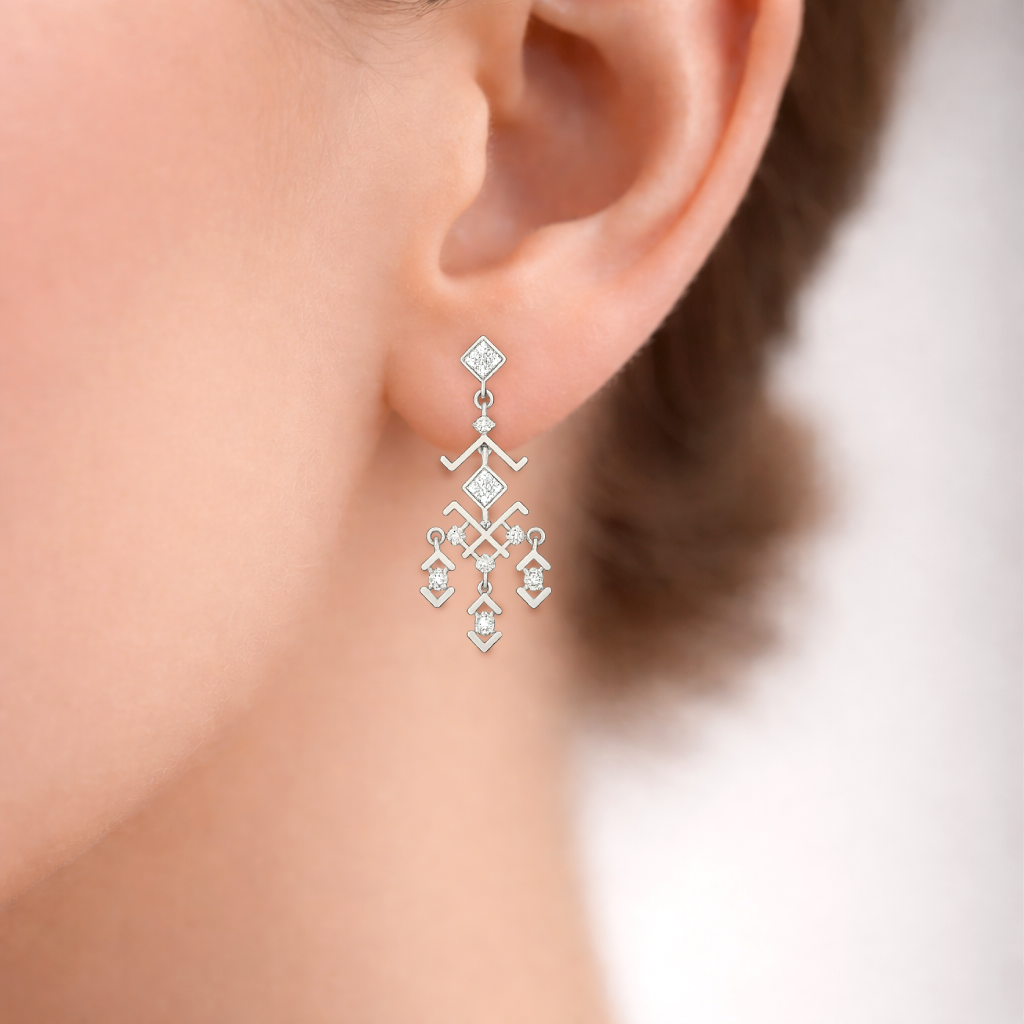 Boucles infinity love en Or 18k — image 2