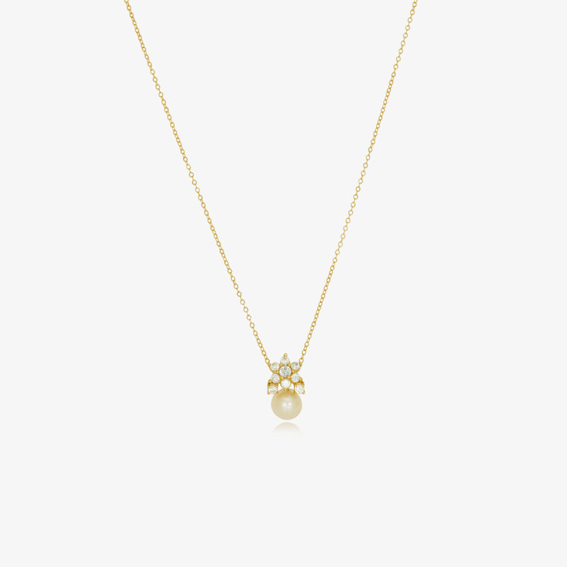 Collier Snowy en Or 18k