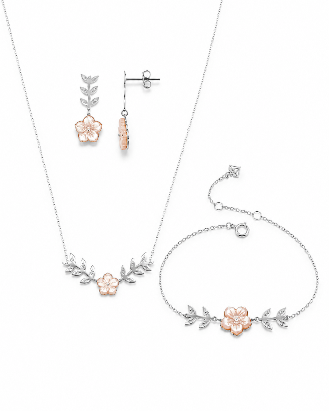 Ensemble Sérénité Florale En Or 18k — image 4