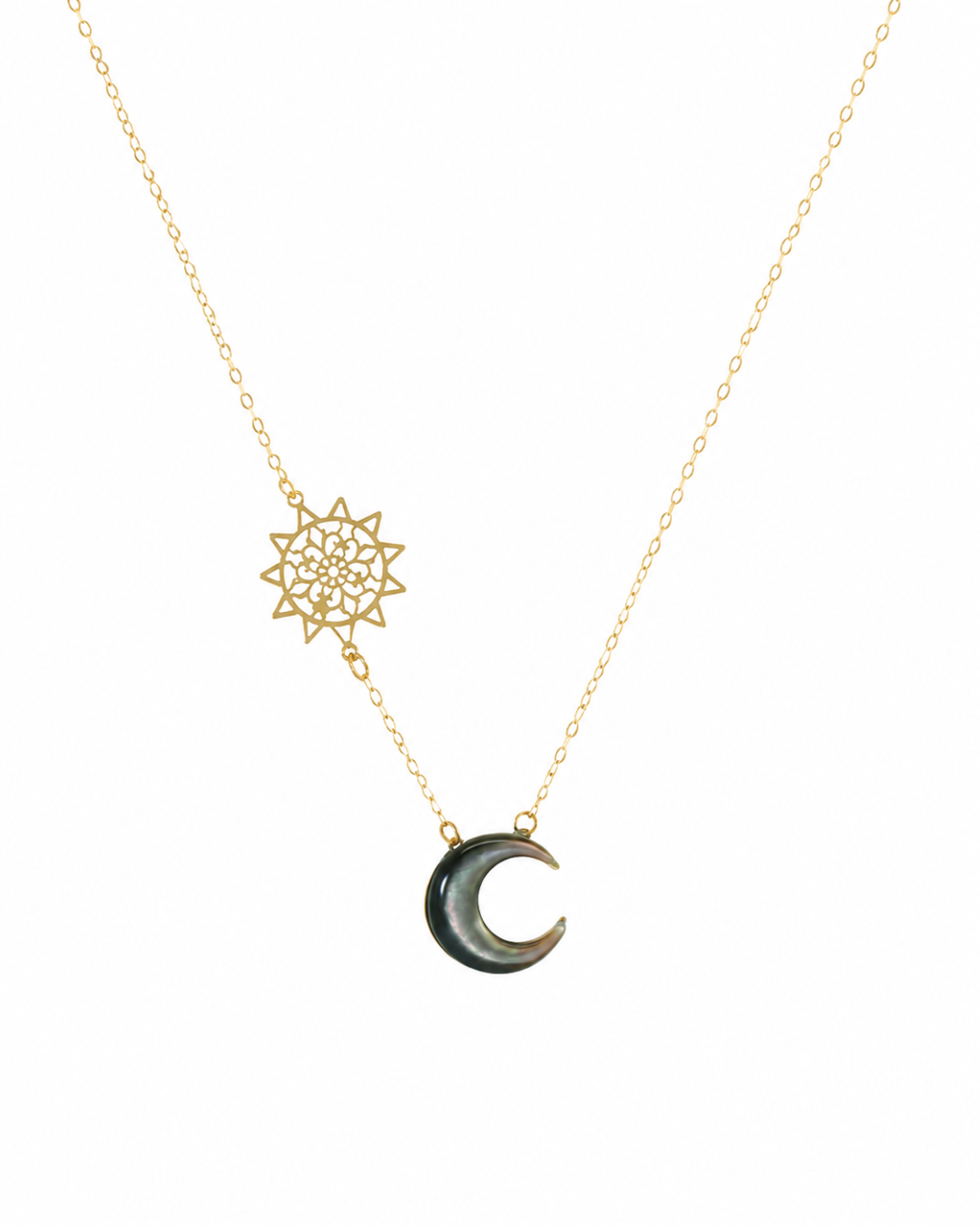 Collier Éclipse de Nacre en Or 18K — image 1