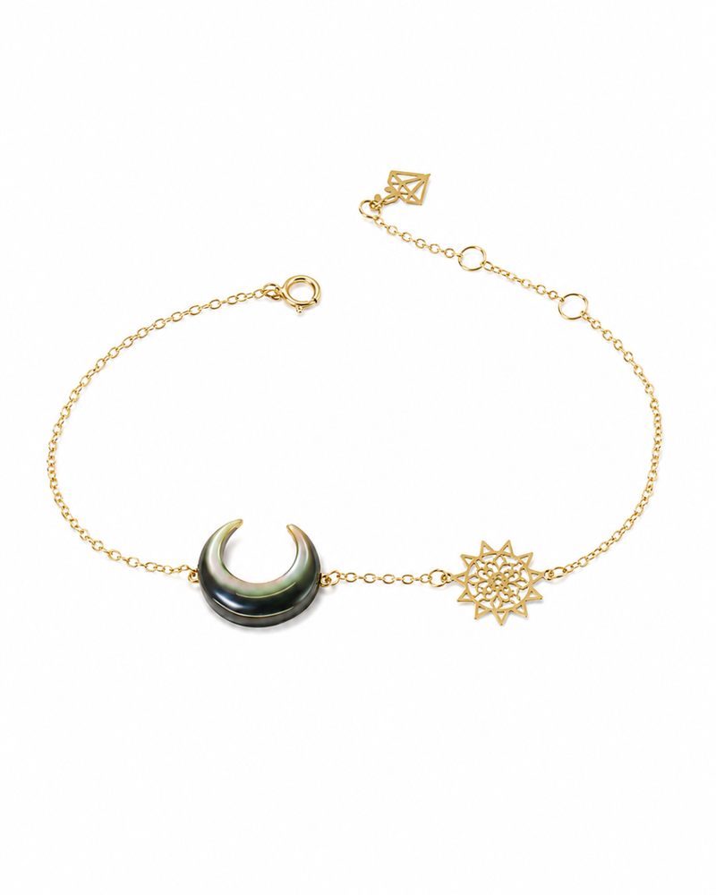 Bracelet Éclipse de Nacre en Or 18K