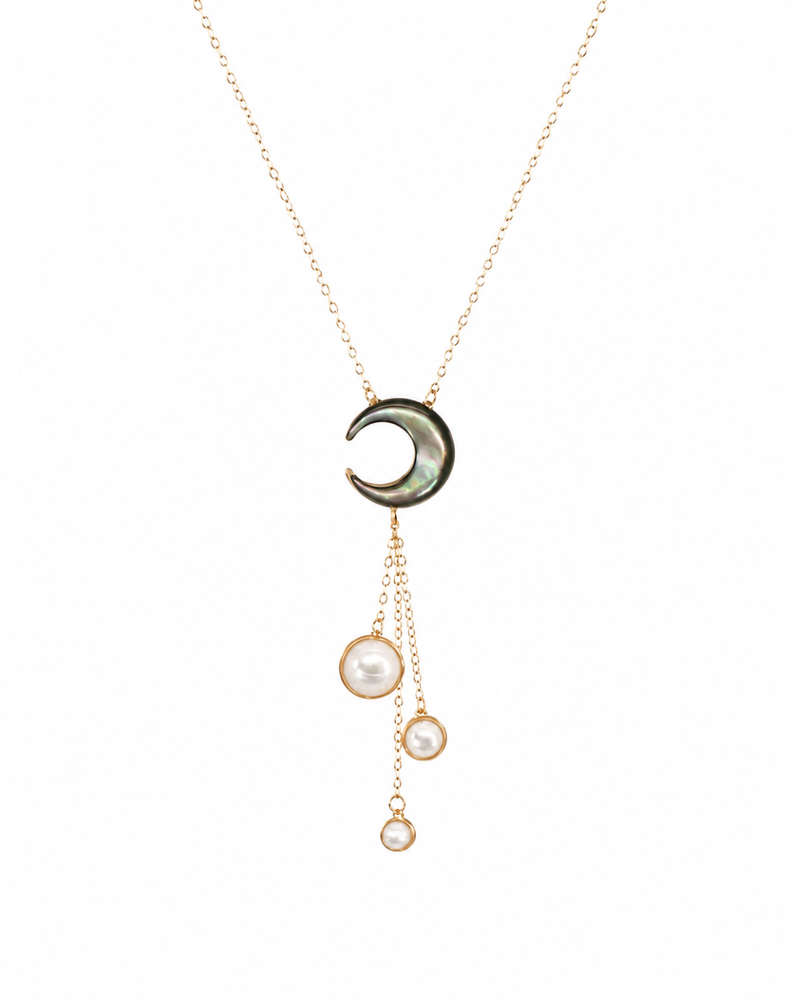 Collier Lunes en Or 18K