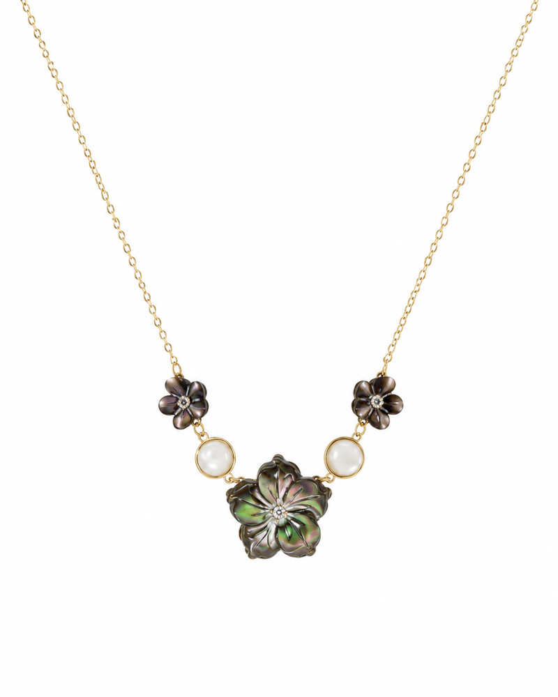Collier Corolle de Nacre en Or 18K
