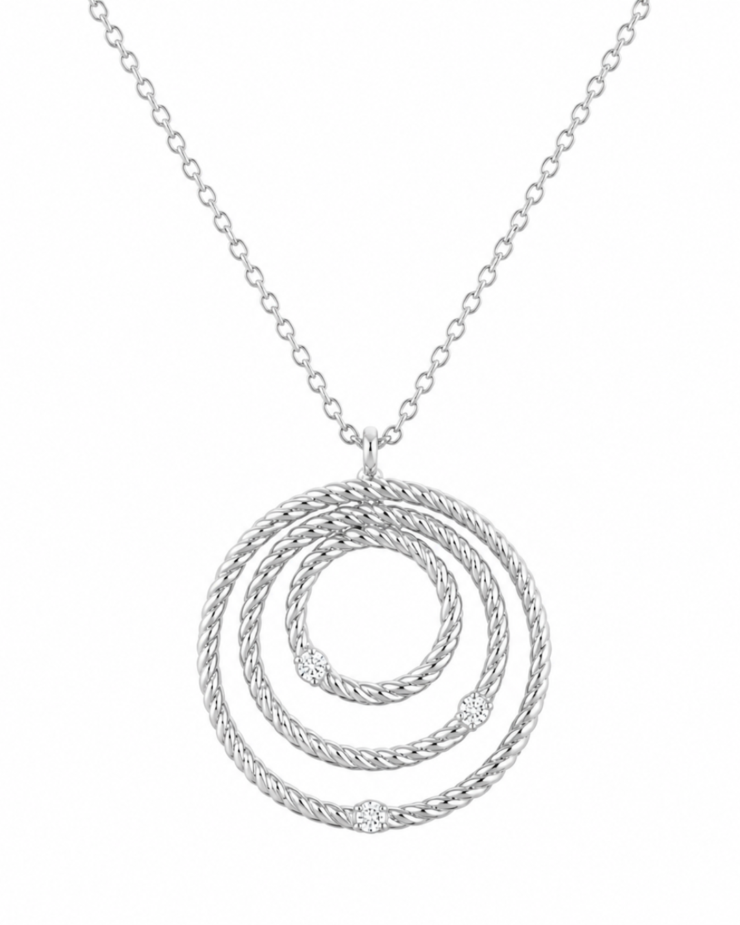 Collier Trois Cercles en Or 18K — image 2