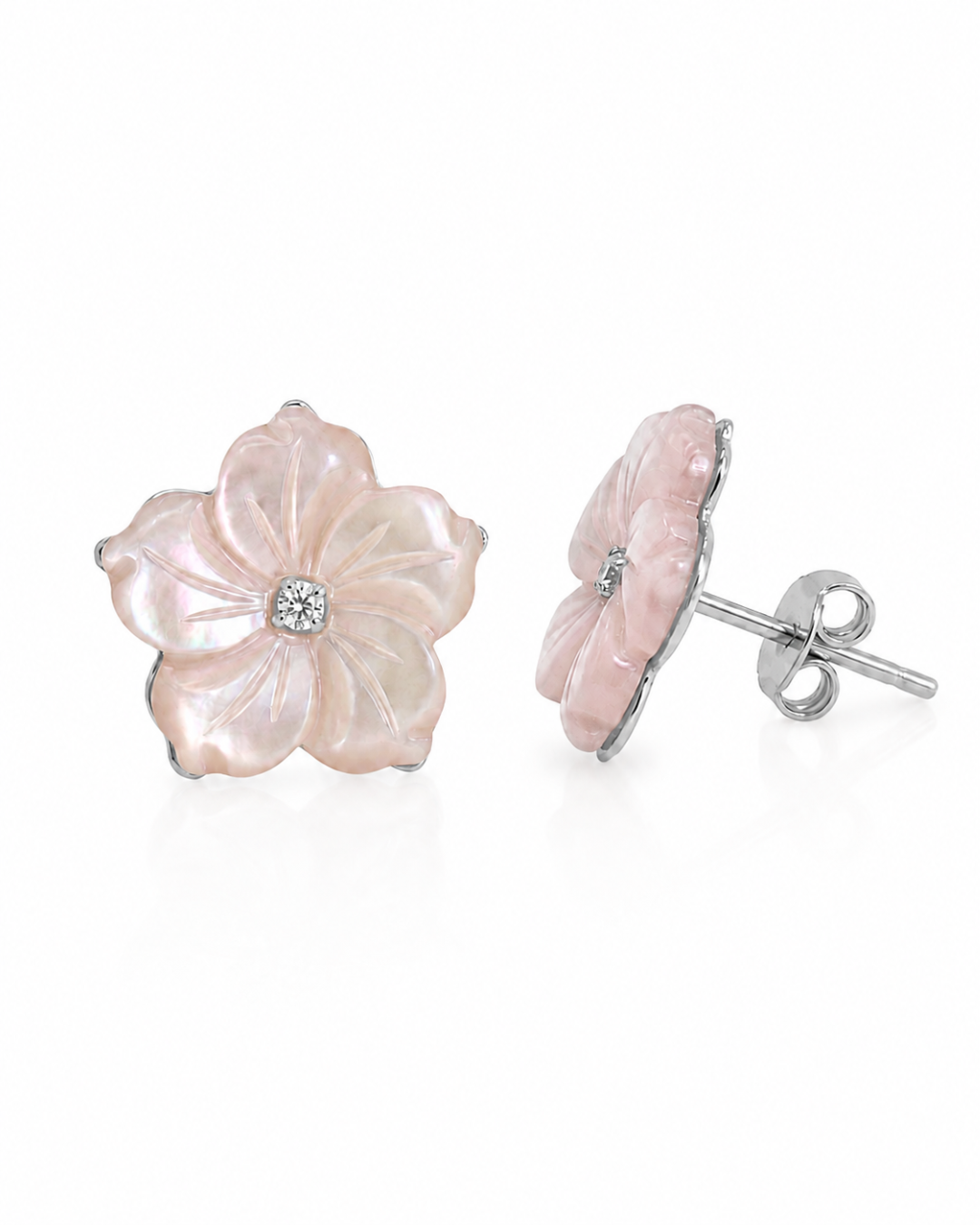 Boucles d’oreilles Fleur de Pureté En Or 18K — image 3