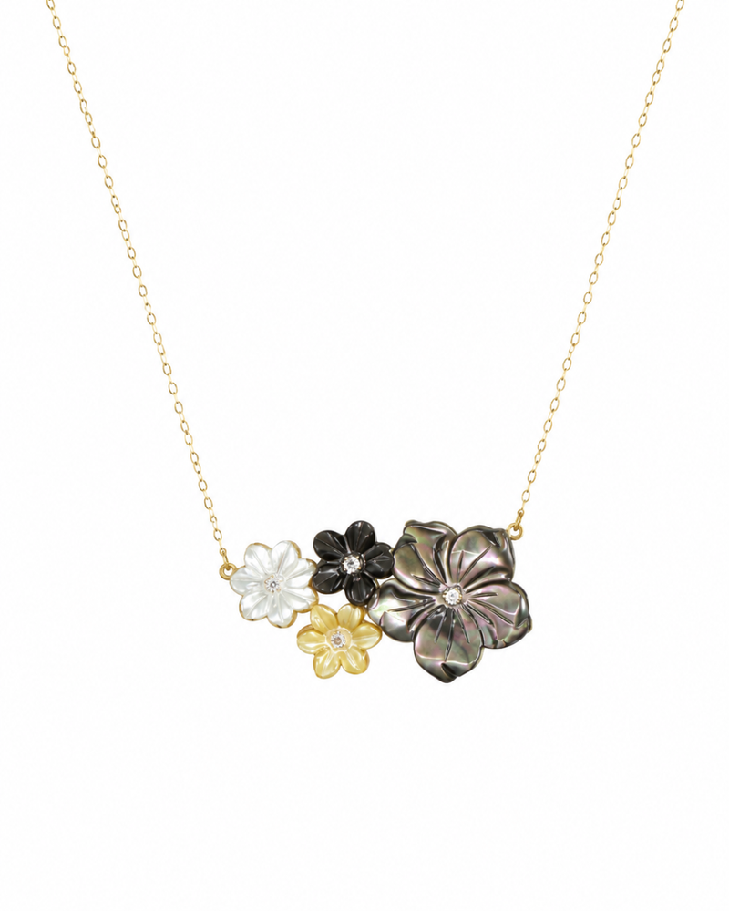 Collier Jardin électrique en Or 18K