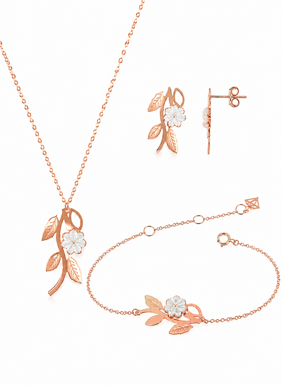 Ensemble Pétale d'Aurore en Or 18k — image 4