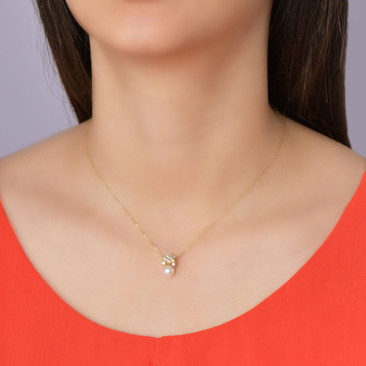 Collier Snowy en Or 18k — image 2