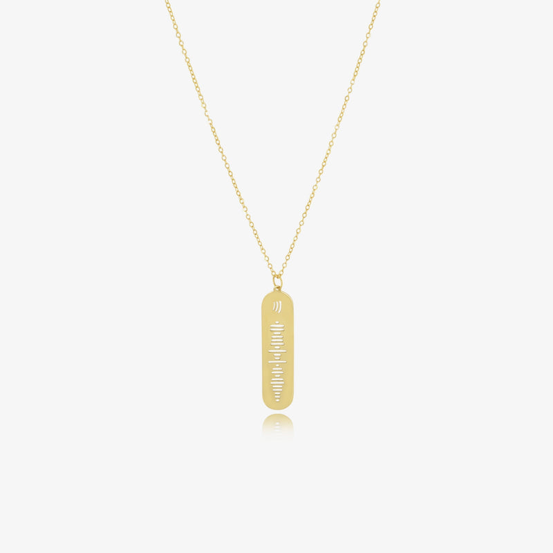 Collier Quran Personnalisé en Or 18K