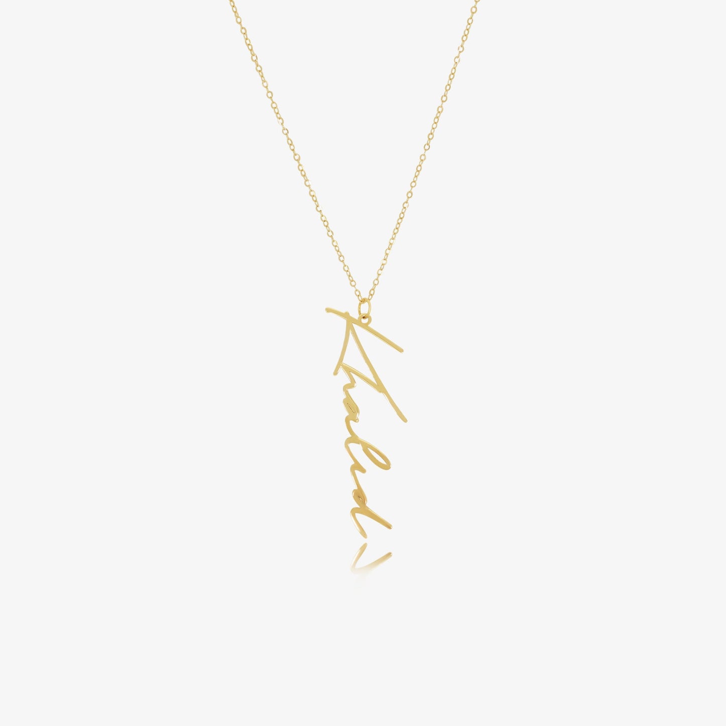 Collier Prénom Signature En Or 18K