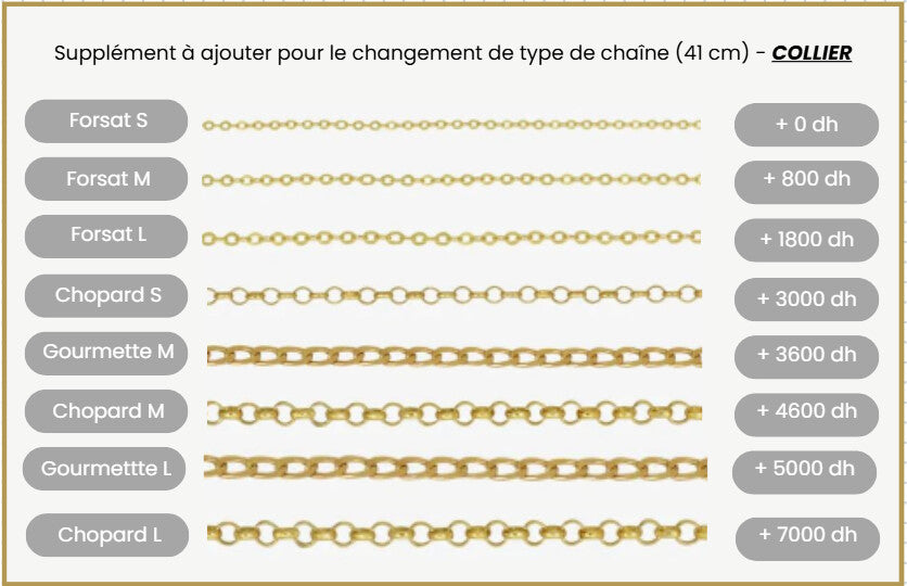 Ensemble Champ des étoiles en Or 18K
