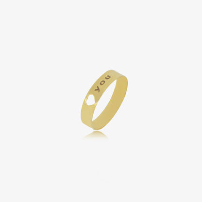 Bague Him For Her en Or 18K