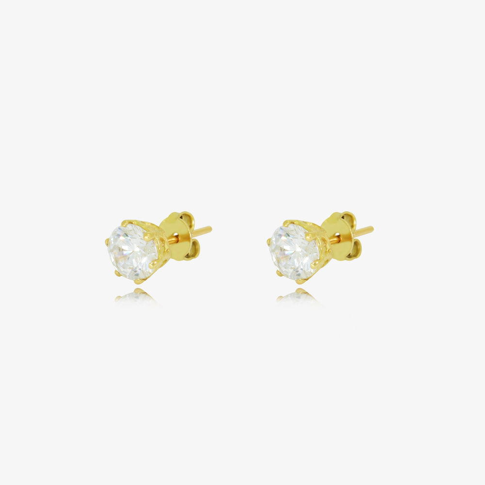 Classic 18K Gold Stud Earrings