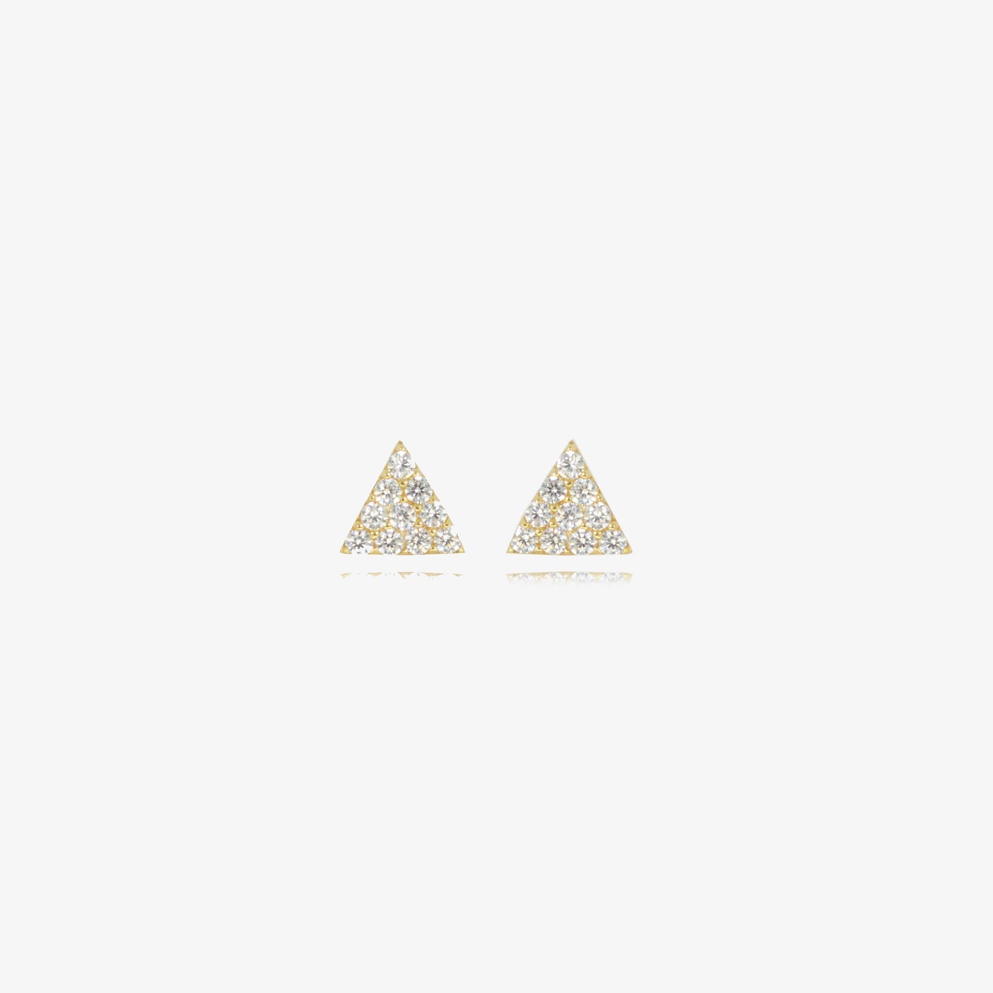 Boucle Stud Pyramide en Or 18K