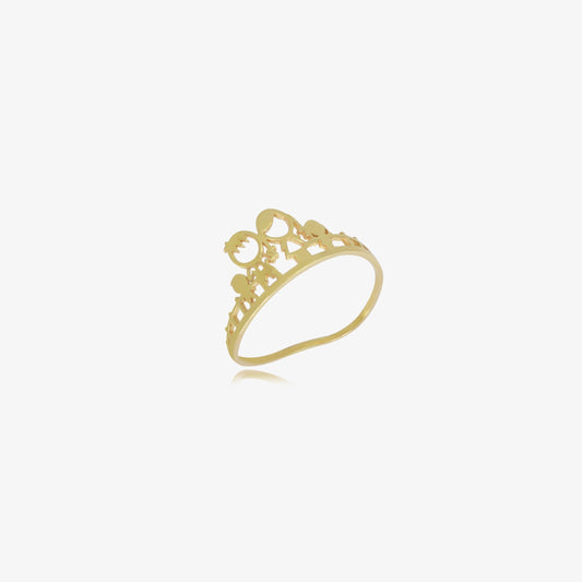 Bague Happy Family en Or 18K