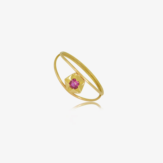 Bague Penta en Or 18K