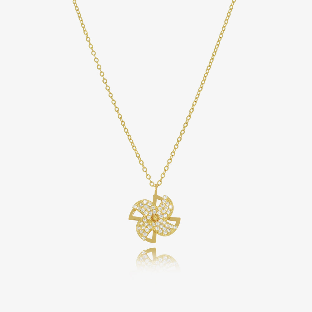 Collier Moulin en Or 18K